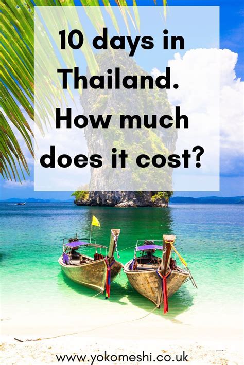 thailand vacations cost