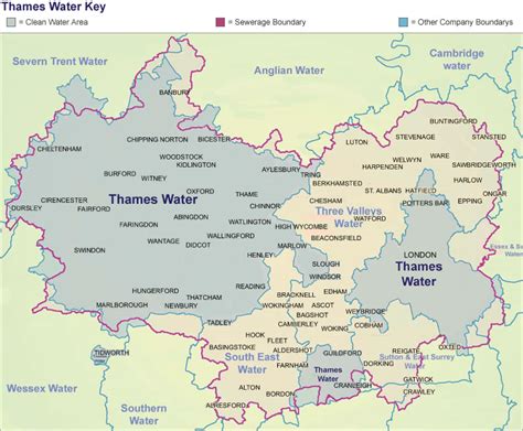 thames water area coverage map