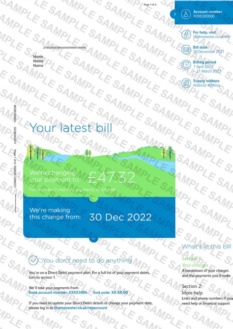 thames water bill dispute