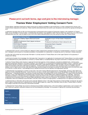 thames water consent register
