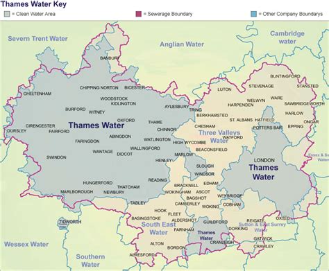 thames water coverage map