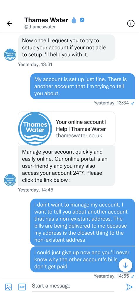 thames water customer support