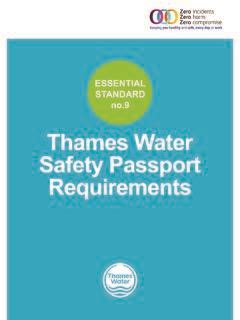 thames water safety passport checker