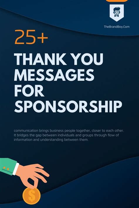 41+ Best Thank you messages for Sponsorship