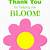 thank you for helping us bloom printable