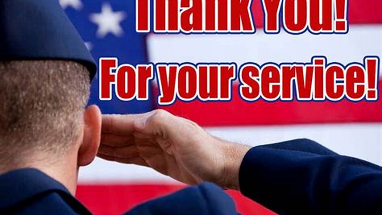 Discover a Treasure Trove of Free "Thank You for Your Service" Images