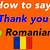 thank you in romanian
