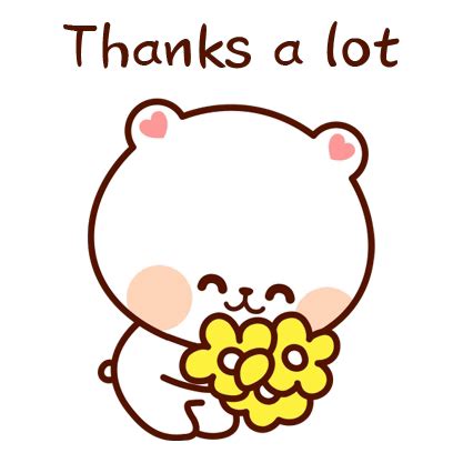 thank you animated bear