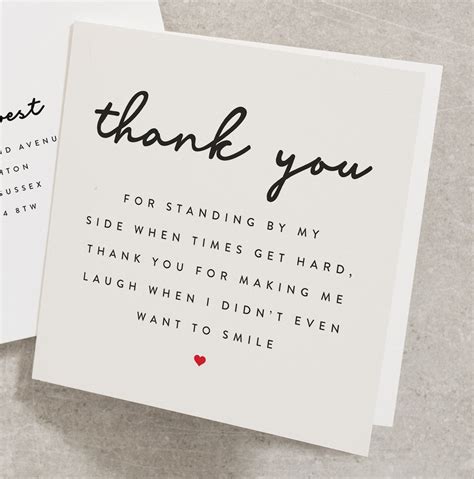 Thank You Card For A Friend – 2023