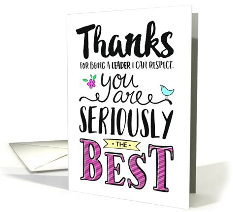 Thank You Card For Boss – 2023