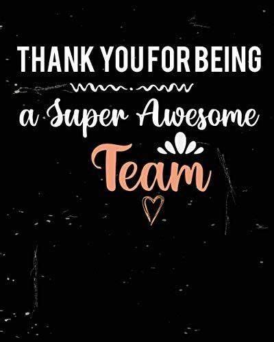 thank you for being an awesome team player