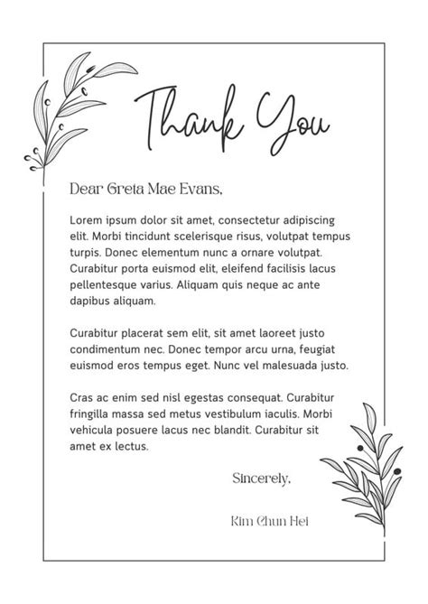 thank you letter to program coordinator