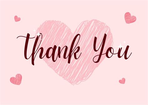 Thank You Note Cute