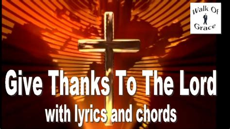 thanks to the lord lyrics