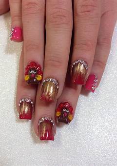 Thanksgiving Acrylic Nails: Celebrate The Holiday With Style