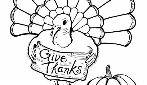 Thanksgiving Coloring Pages Pdf