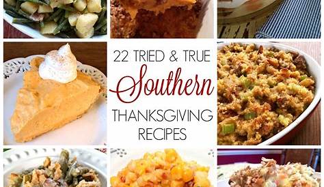 The Best Traditional southern Thanksgiving Dinner Menu Home, Family