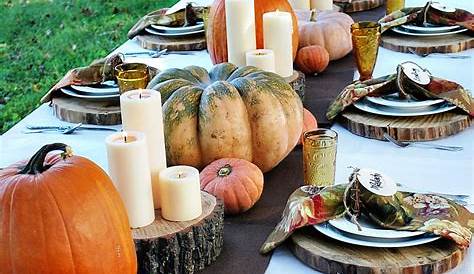 Thanksgiving Dinner Table Favors