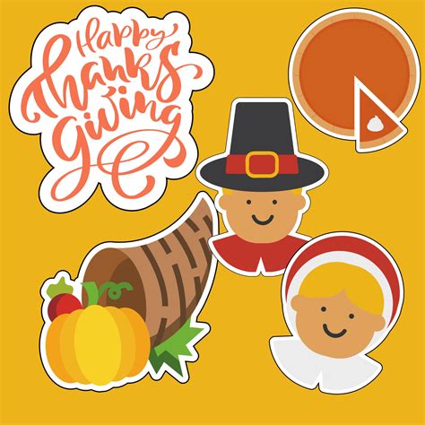 Thanksgiving Stickers by Silvermoonlight217 on DeviantArt