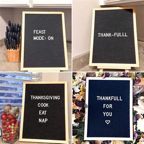 Thanksgiving Letter Board Scripture