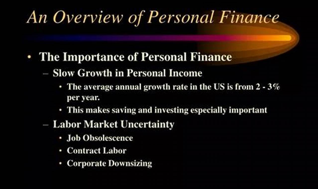 the basics of personal finance ppt