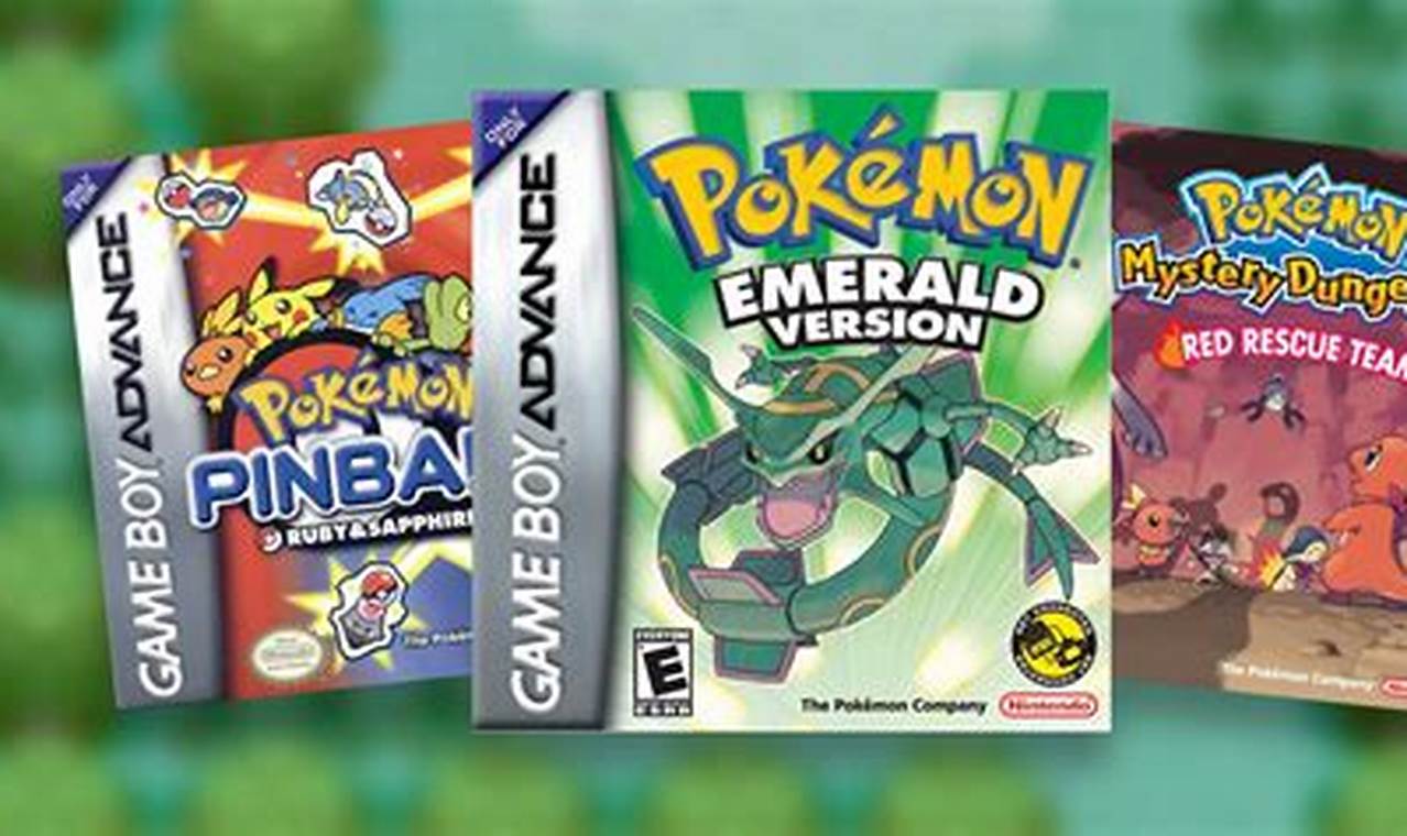 The Best Pokémon GBA Game: A Comprehensive Guide