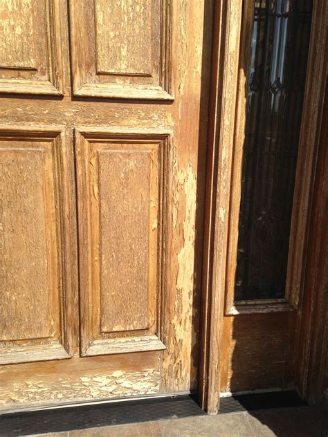 How to Restain a Front Door The Easy Way Exterior doors, Painted