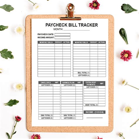 2019 Monthly budget printable templates Super simple to use