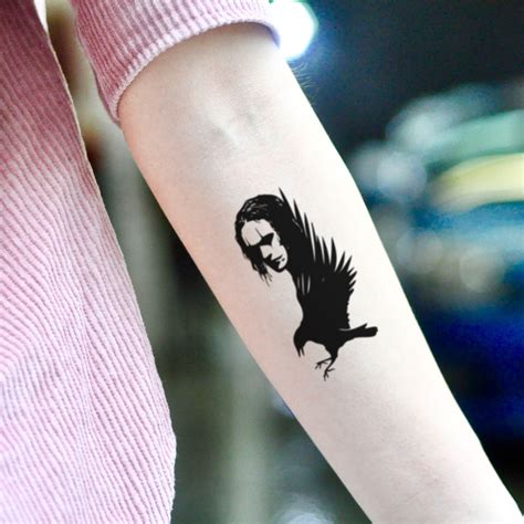 Powerful The Crow Tattoo Designs Ideas