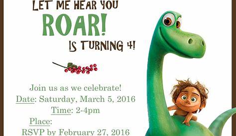 The Good Dinosaur Birthday Ideas Party Inspiration