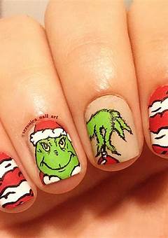 The Grinch Nail Stickers: Add A Touch Of Whimsy To Your Nails