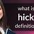 the hick meaning in french