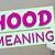 the hood meaning in tagalog