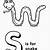 the letter s coloring pages