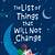 the list of things that will not change pdf