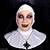 the nun costume makeup