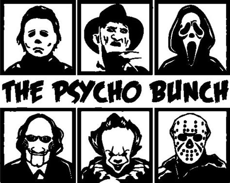 The Psycho Bunch Horror Character SVG, The Psycho Bunch SVG Cut File