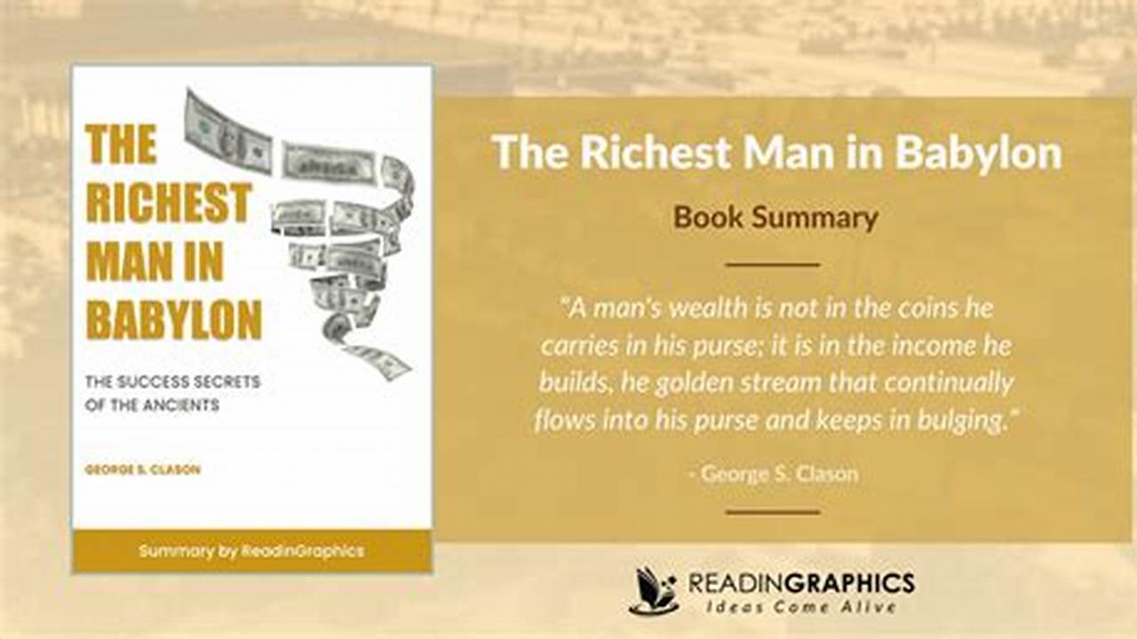 The Richest Man in Babylon Summary: A Guide to Financial Success