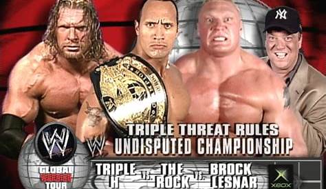 WWE RAW 15 The Rock vs Brock Lesnar WWE RAW Full Match HD! - YouTube