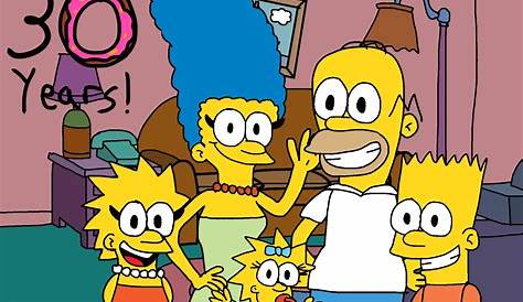 The Simpsons 30th Anniversary poster | The simpsons, Simpson, Cartoon