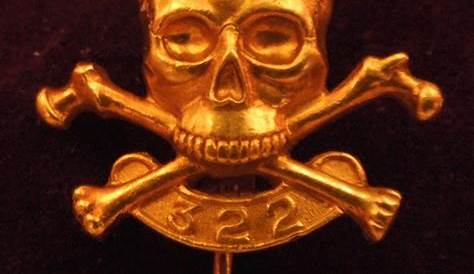 Yale Secret Society Skull & Bones #322 Fraternity Pin | eBay