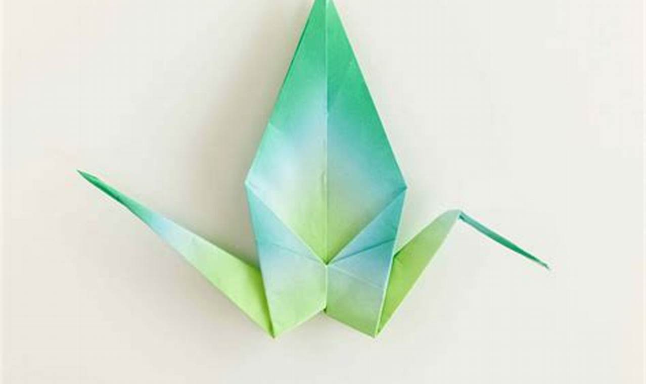 Origami Crane: A Symbol of Peace and Elegance