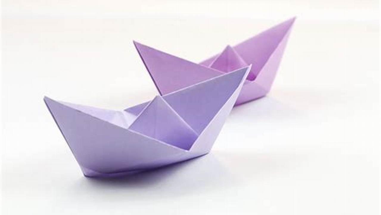 The Spruce Crafts: How to Make an Easy DIY Paper Boat