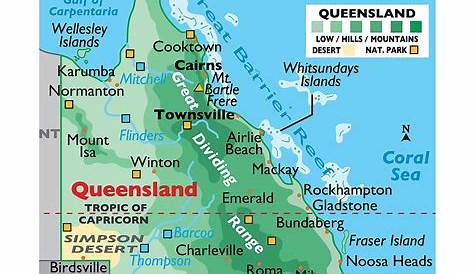 Queensland location on the Australia Map - Ontheworldmap.com