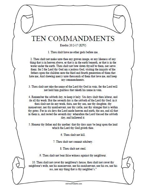 the 10 commandments free images