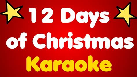 the 12 days of christmas karaoke