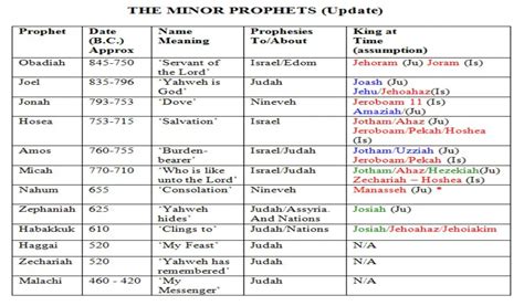 the 12 minor prophets