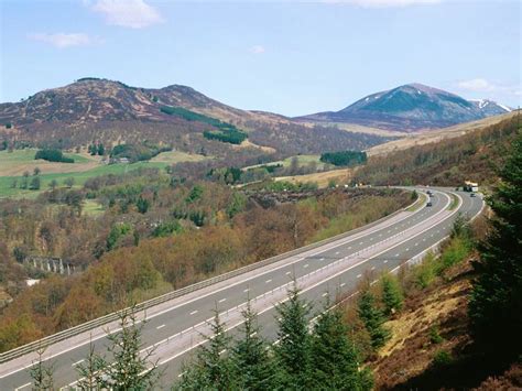 the a9 road in scotland