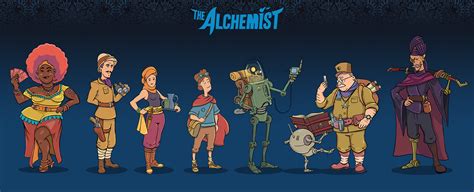 the alchemist book major characters