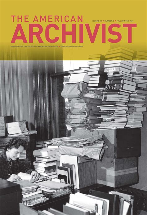 the american archivist journal
